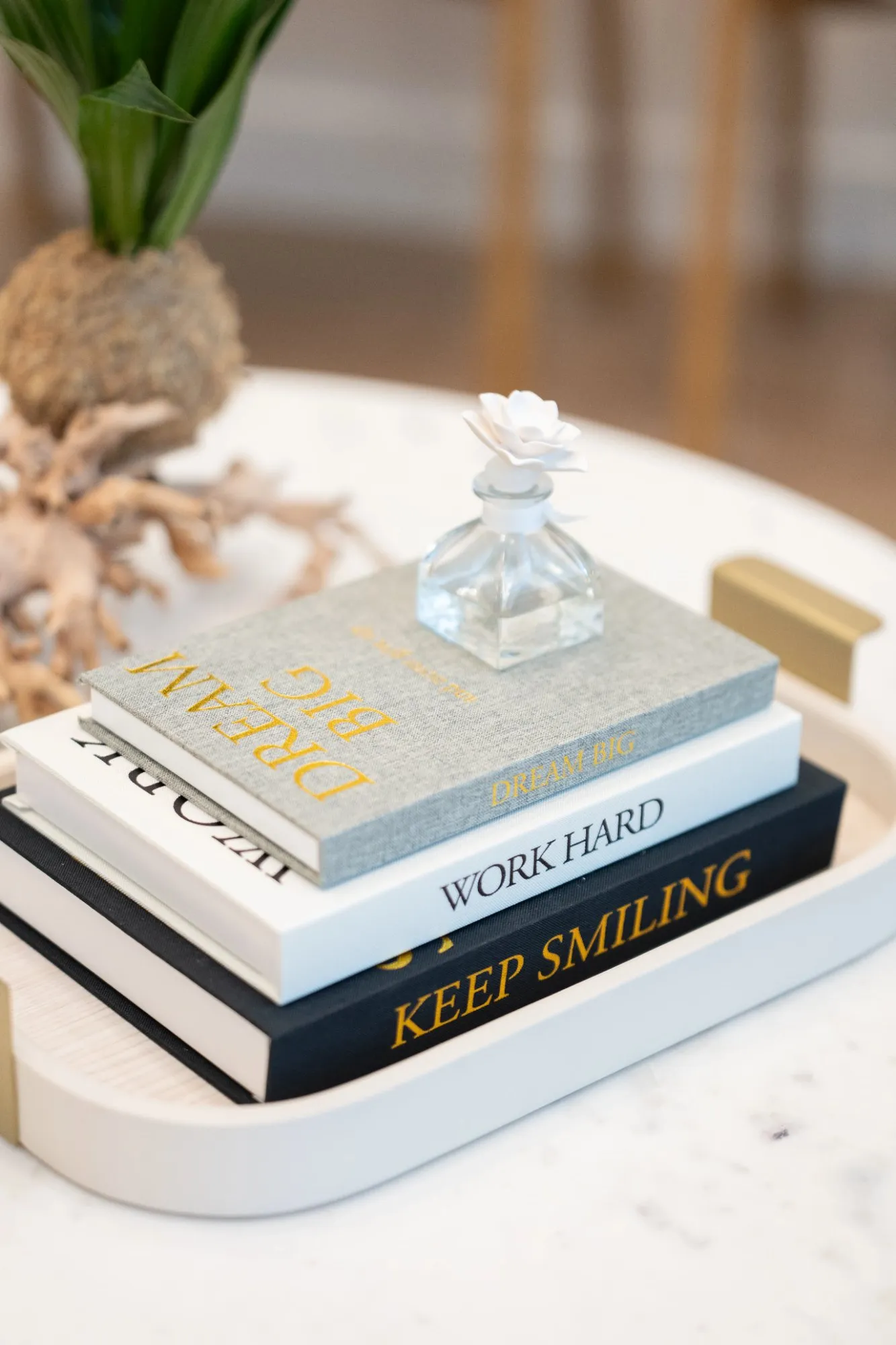 Books on the waiting-area table at SC Orthodontics in Valencia