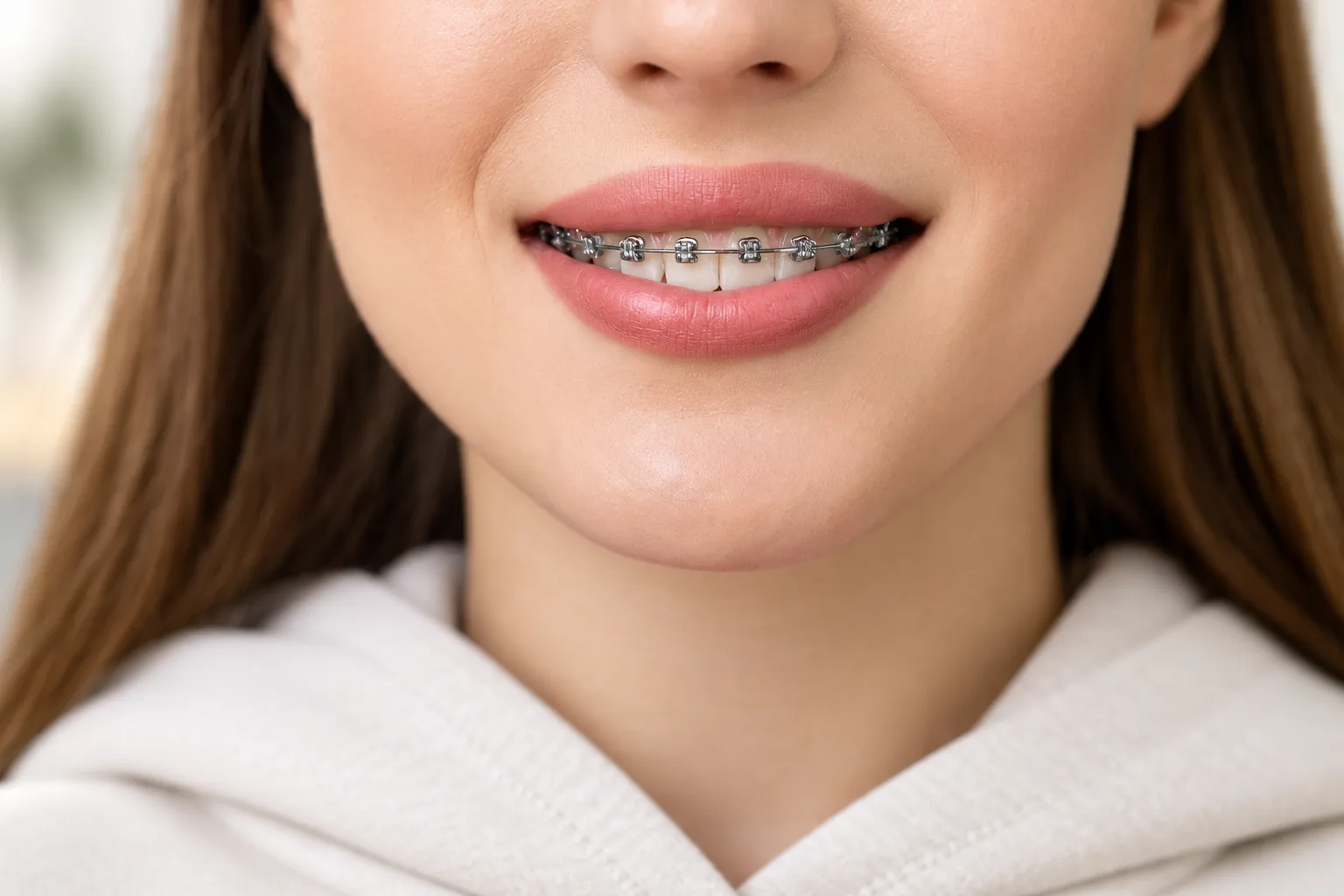A smile with Damon self-ligating braces